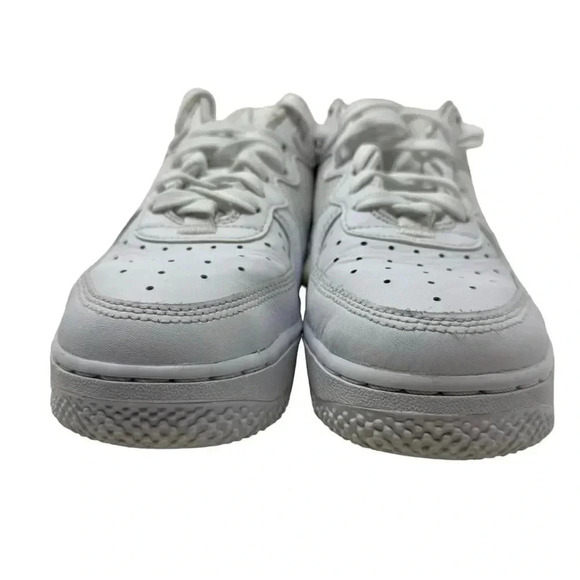 Nike Air Force 1 Low React Triple White Sneakers size 4Y custom design womens 6 - Picture 7 of 13